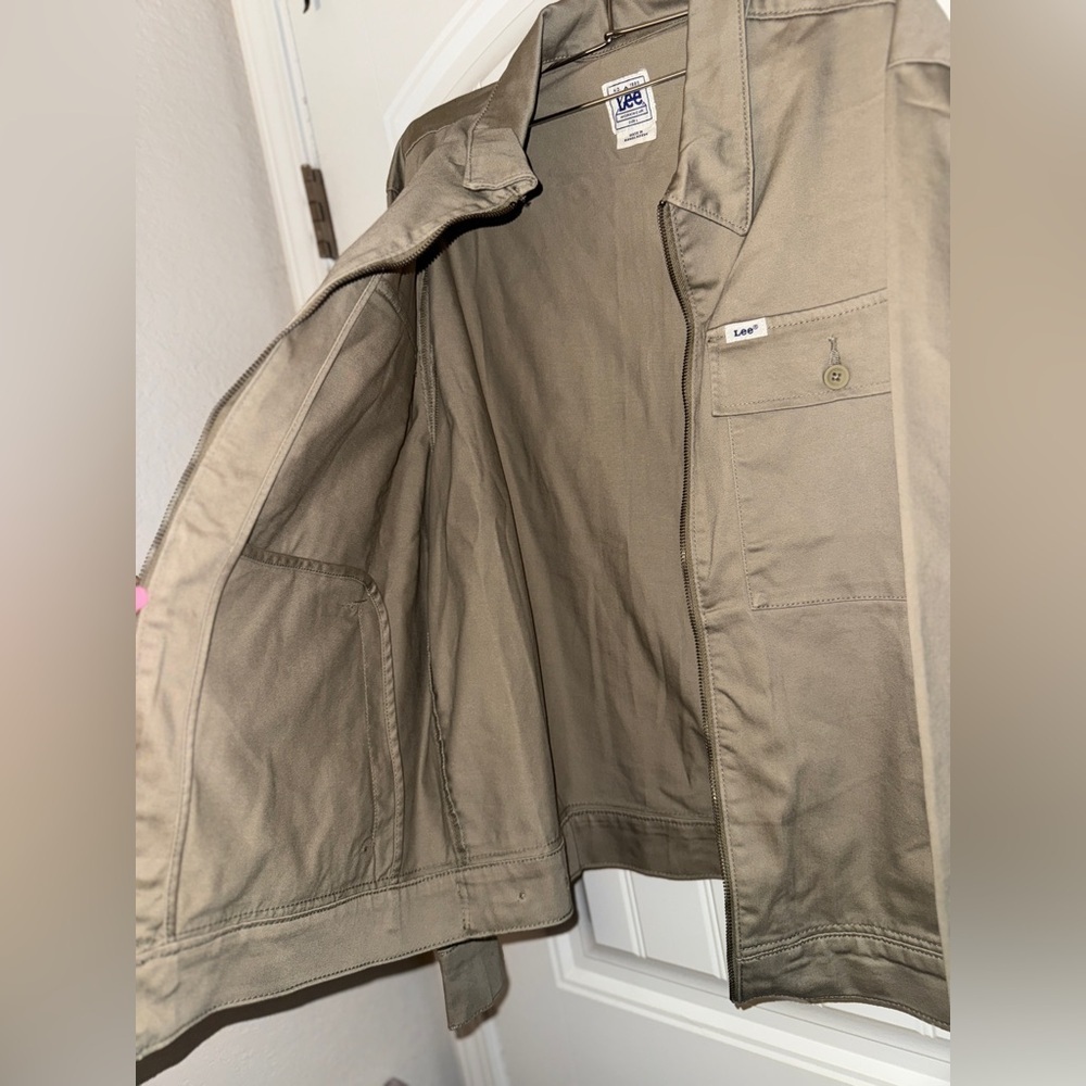 Lee Men's Khaki Shirt Jacket - Picture 12 of 13
